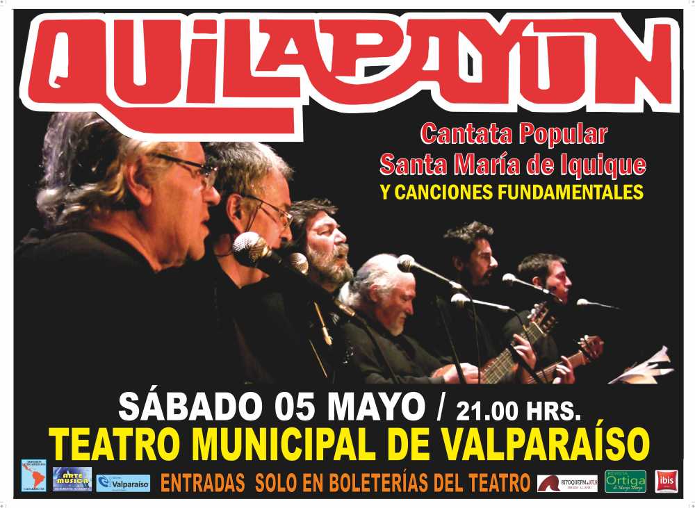 CARTEL QUILAPAYUN MAYO como el clinic (1)